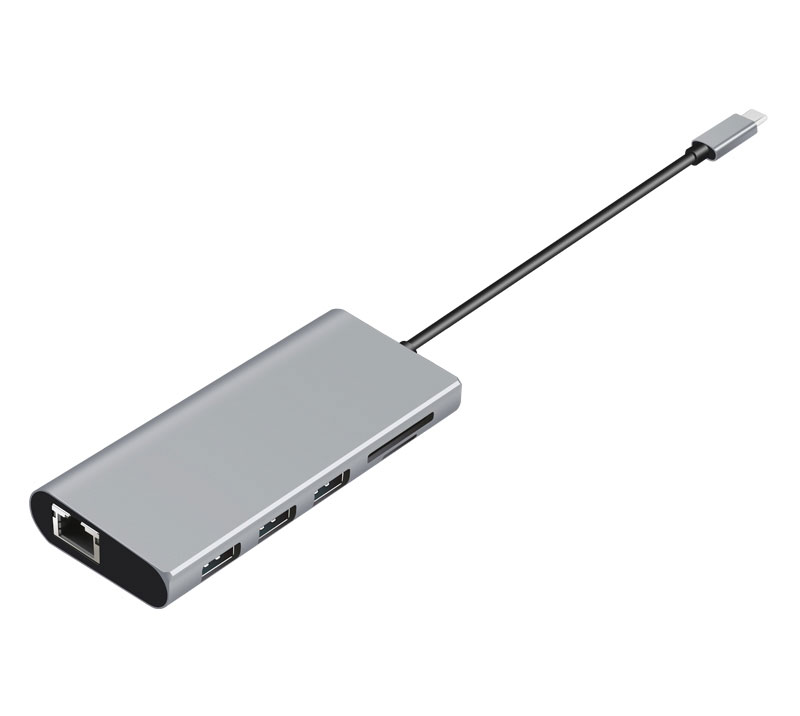 9口USB Type-C擴展塢 9口USB Type-C擴展塢