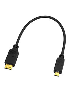 HDMI Type C to D級細高清線，廠家普旭為你的mini設(shè)備提供配套