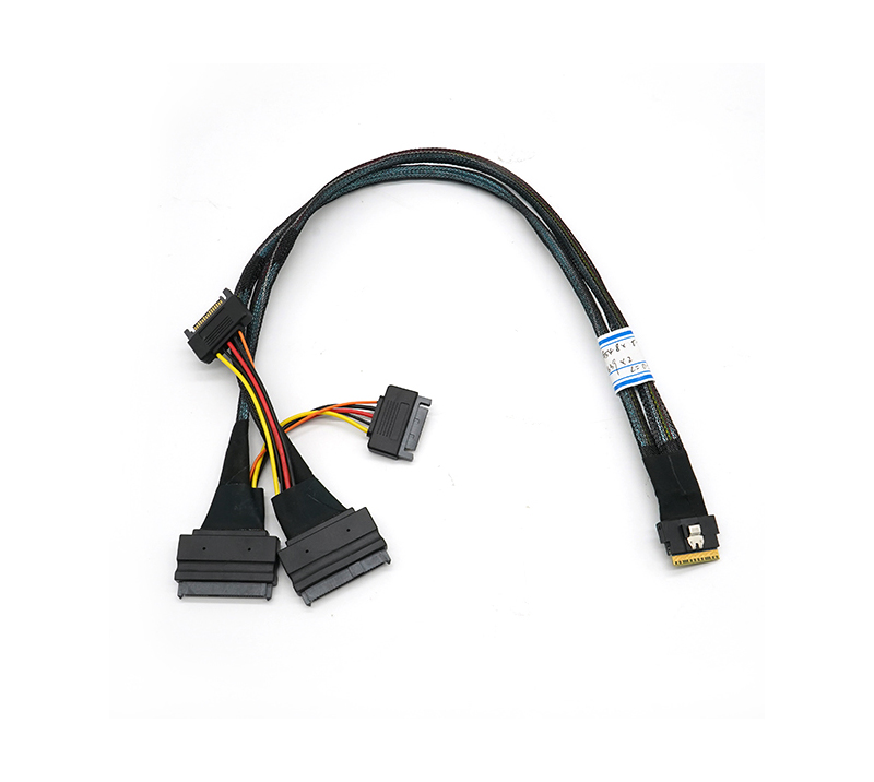 SFF-8654 8i to SFF8639線 SFF-8654 8i to SFF8639線