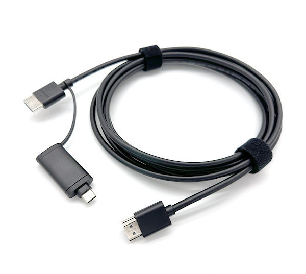HDMI帶轉(zhuǎn)USB-C轉(zhuǎn)接頭線纜 HDMI帶轉(zhuǎn)USB-C轉(zhuǎn)接頭線纜